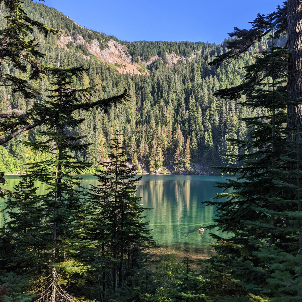 Gorgeous Alpine Lake in the Pacific Northwest
