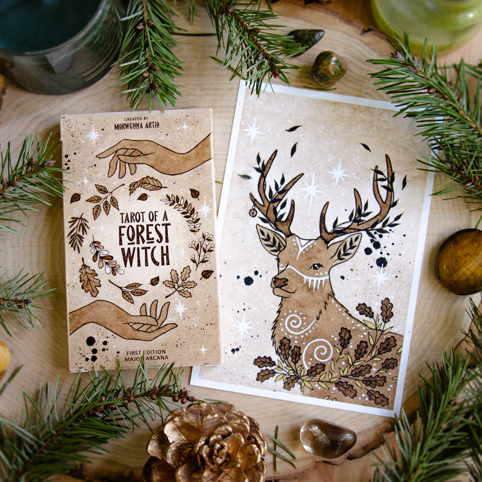 Tarot of a Forest Witch with Art Print